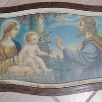 quadro antico/vecchio rappresentazione religiosa 