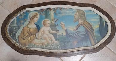 quadro antico/vecchio rappresentazione religiosa 