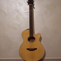 chitarra acustica amplificata + ampli
