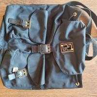 Zaino Fendi originale – Nylon nero con logo
