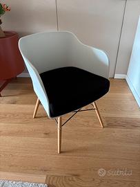 Sedia di design modello DAW - Dining Height Armch.