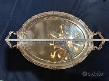 vassoio con punzone arg 800