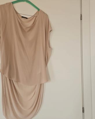 Blusa lunga asimmetrica Carla G