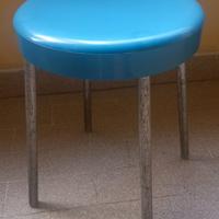 Sgabello Vintage S 501 Carrara & Matta Azzurro