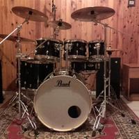 Batteria Acustica Pearl Exx 7 Pz. Jet Black