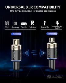 trasmettitore wireless microfono 