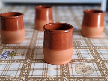 Coppette in terracotta per dessert, gelati, etc.
