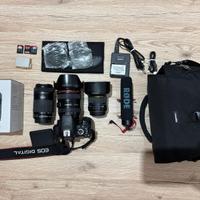 Canon EOS 650D + Serie L EF 24-105mm F4 + Kit