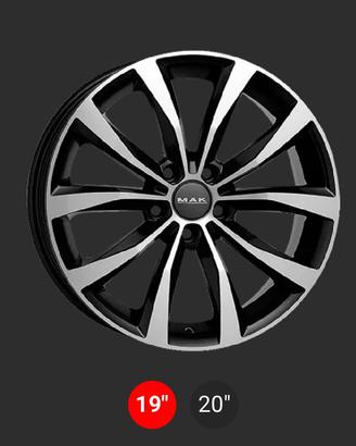 Cerchi lega MAK Wolf 19’