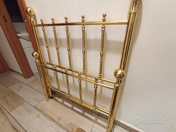Letto Dorato in Ferro