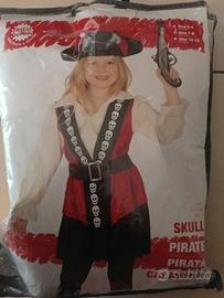 Vestito da pirata bambina 7-9 anni