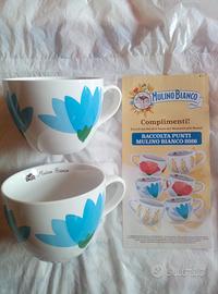 Set 2 tazze Fiordaliso Mulino Bianco 