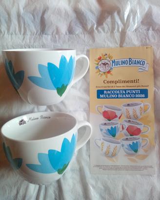 Set 2 tazze Fiordaliso Mulino Bianco 