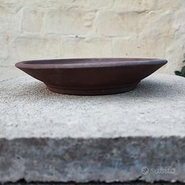 Vaso rotondo in gres per bonsai GN09R