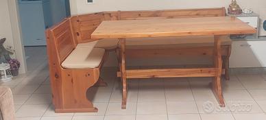 cassapanca con tavolo