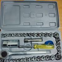 set chiavi a bussola 40 pezzi 