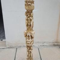 Colonna portafiori portavaso stile indiano