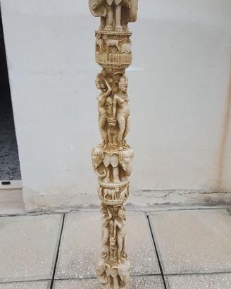 Colonna portafiori portavaso stile indiano