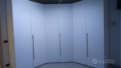 Armadio con angolo spogliatoio - composizione