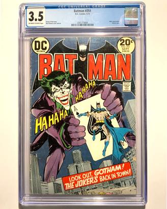 CGC 3.5 BATMAN n. 251 (Jocker, USA 1973 DC COMICS)