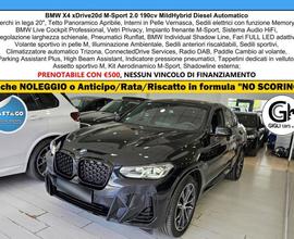 BMW X4 20d M-Sport Tetto Navi CAM LED Clima3Zone