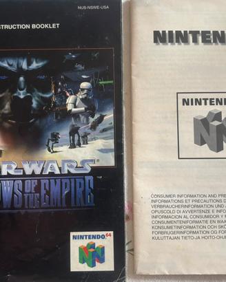 Manuale Nintendo 64 Starwars