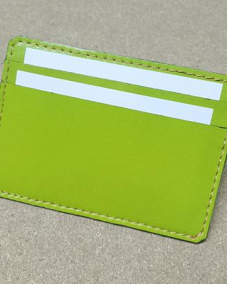 Porta Carte Credito Vera Pelle 