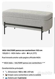 PUFF IKEA A CONTENITOE