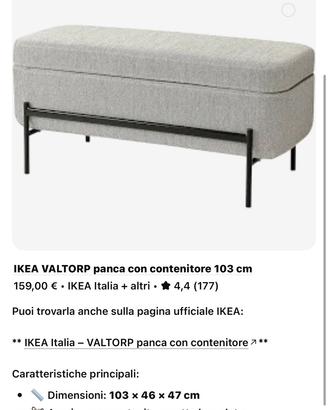PUFF IKEA A CONTENITOE
