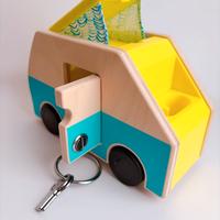 Camper legno serratura Holzcamper Lovevery