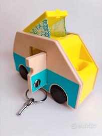 Camper legno serratura Holzcamper Lovevery