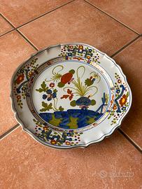 Piatto vintage in ceramica di Faenza