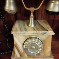 telefono di onice funzionante anni 70 vintage 