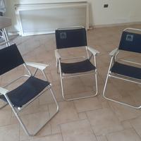 sedie pieghevoli alluminio nevada