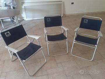 sedie pieghevoli alluminio nevada