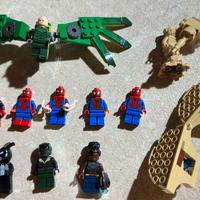 Lotto Lego minifigure Marvel Avengers e Spiderman