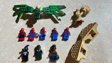 Lotto Lego minifigure Marvel Avengers e Spiderman