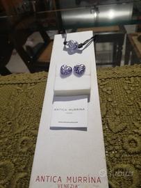 Antica murrina bracciale e orecchini