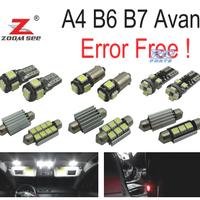 KIT 23 LAMPADE LED INTERNE AUDI A4 S4 RS4 B6 B7 QU
