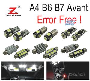 KIT 23 LAMPADE LED INTERNE AUDI A4 S4 RS4 B6 B7 QU