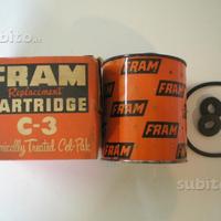 Filtro olio Fram C-3 , Carello C3 fiat 1100 ecc