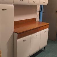 mobile cucina con pensile anni 70