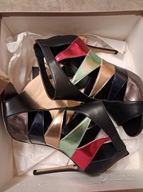 sandalo/tronchetto spuntato 