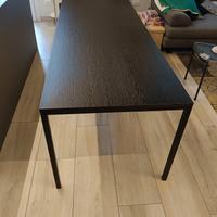  tavolo in legno e ferro