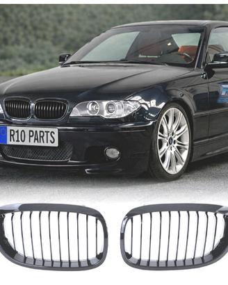 GRIGLIE BMW SERIE 3 E46 COUPE CABRIO 03-06 NERO LU