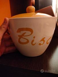 Biscottiera in ceramica