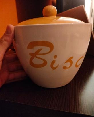 Biscottiera in ceramica