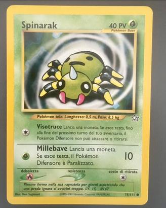Spinarak mazzo neo genesis