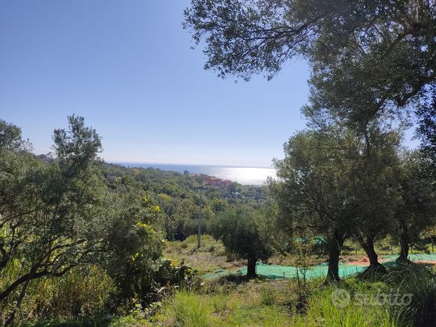 Terreno + rudere con vista mare