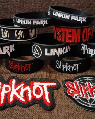 15 Wristband + 2 Patch Metal Punk Alternative 💀☠️